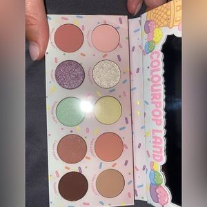 Brand new never been used color pop land, candy castle